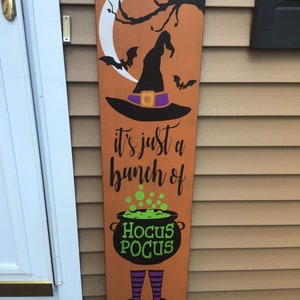 Halloween Wood Porch Leaner 4 Feet