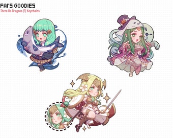 Fire Emblem Dragons (?) Keychains