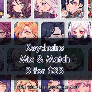 PRE-ORDER Special: Mix & Match Keychains
