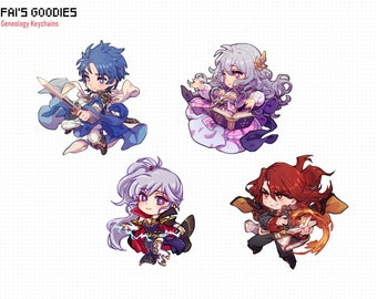 Fire Emblem Geneology Keychains