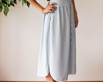 Ready to ship midi skirt with pockets - click for more details