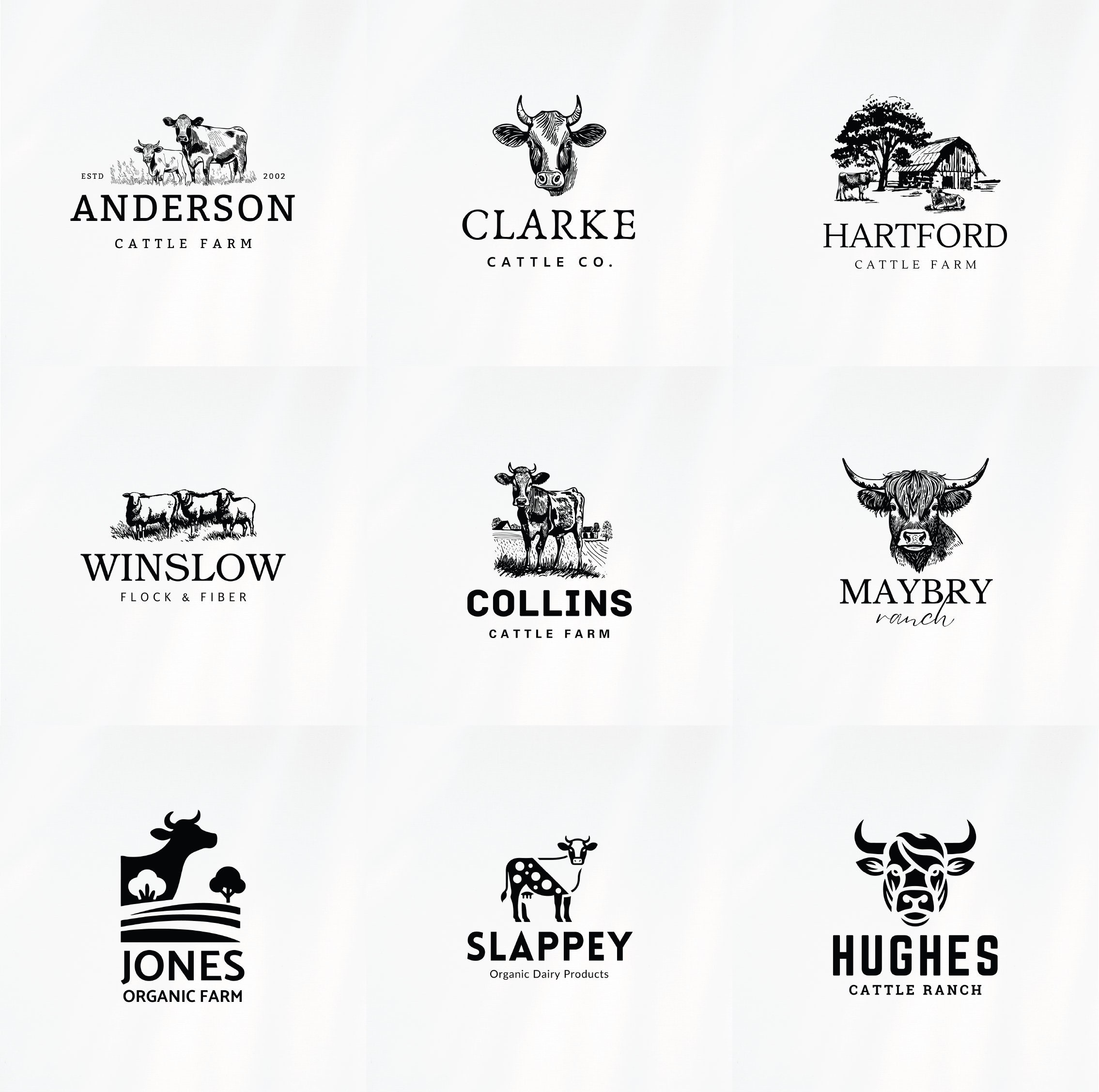 Custom Branding Package - Farm & Ranch Logo Package - Family Farm ...