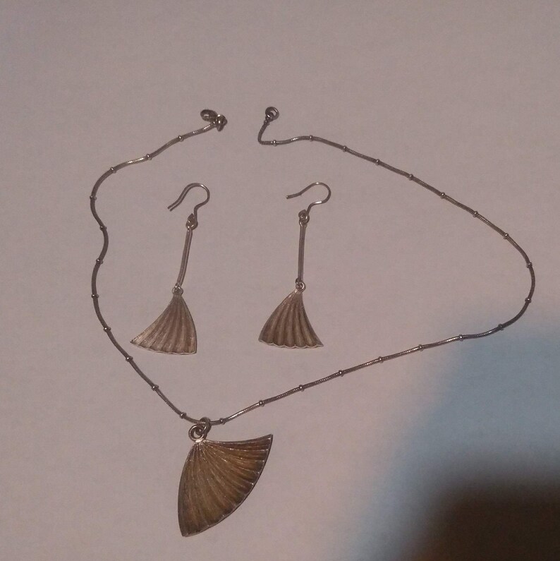 Vintage Necklace andor Earrings Plise Kalevala Jewelry Sterling Silver