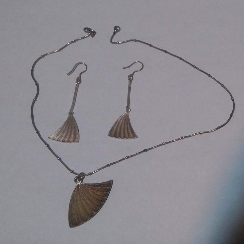 Vintage Necklace andor Earrings Plise Kalevala Jewelry Sterling Silver