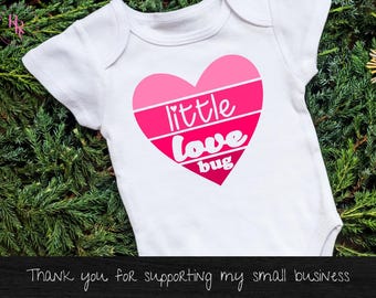 Little Love Bug SVG & PNG Hearts Girls valentine shirts, bags, cups