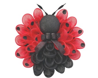 Ladybug Wreath, Ladybug Wreath for Front Door, Spring Wreath, Everyday Wreath, Ladybug Decor, Whimsical Wreath