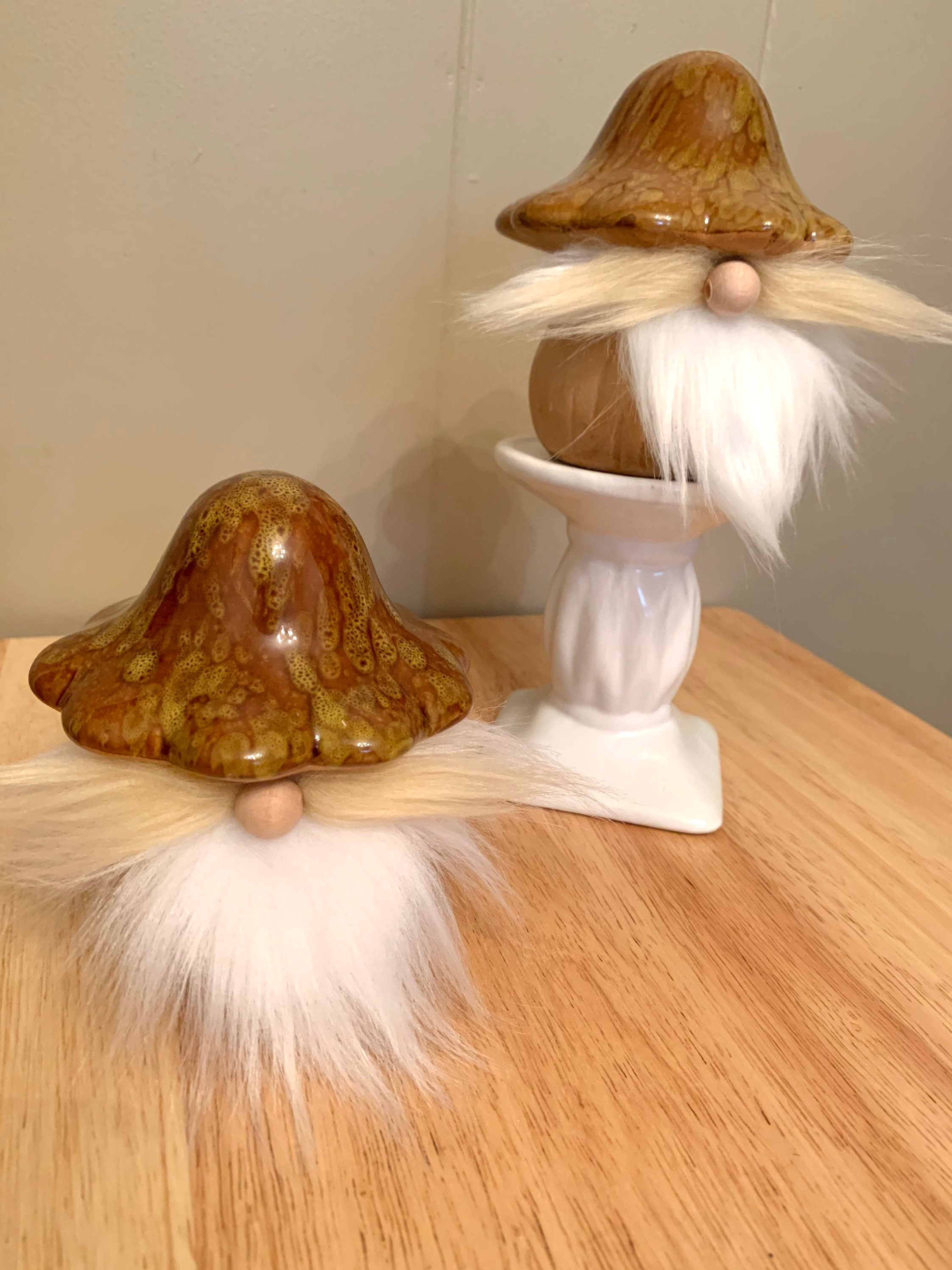 Mushroom Gnome Woodland Gnomes Gnomes Tiered Tray Decor Etsy