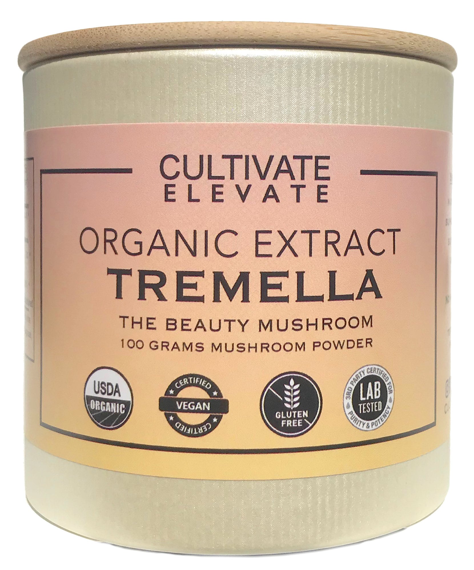 Organic Tremella Mushroom Extract Powder 100g The Beauty Etsy