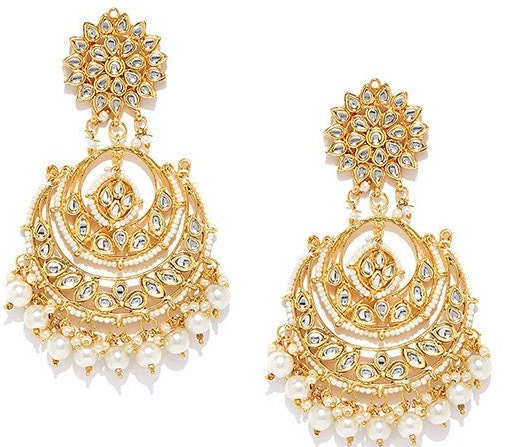 Meena Kundan Designer Bridal Wedding Kundan Earrings | Etsy