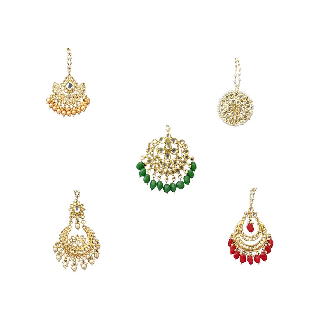 Kusha Kundan Earrings Tikka