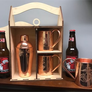 Marine Corps Engraved Moscow Mule Mugs Personalized Moscow Mule Mugs Moscow Mule Cocktail Shaker Personalized Gift Box Solid Copper Mugs