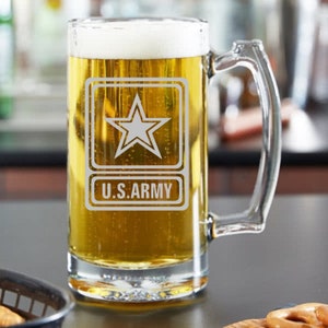 Chope A Biere Personnalisee Cadeau Militaire Chope A Biere Etsy