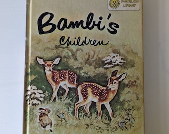 Vintage Bambi's Children & Old Rosie Dual Book - 1950s Children's Literature