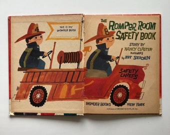 Vintage Romper Room Safety Book: 1965 Wonder Book