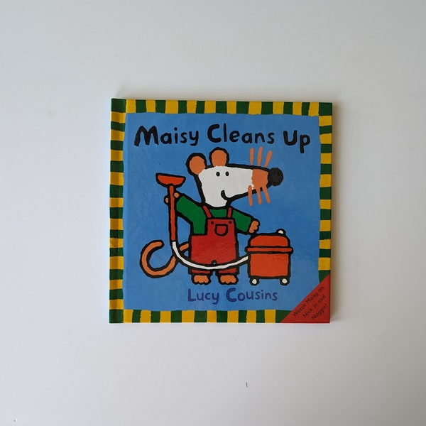 Maisy Cleans Up, 2003 First US Edition, Children's Book, Vintage Kids Book, Book Gift.