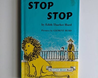 Vintage children's book, Stop Stop, An I Can Read Book, Picture Book, Book Gift