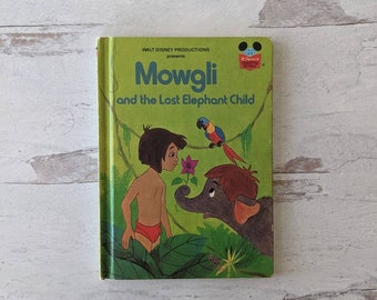 Mowgli and the Lost Elephant Child Book, 1978 First American Edition