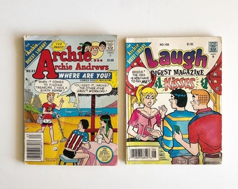 Vintage Archie Comic Book Digest: Laugh & Archie Andrews, 1989-1993