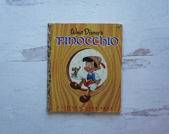 Vintage 1948 Pinocchio - A Little Golden Book