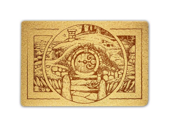 The Hobbit Door Mat Doormat Home Supplies Decor Accessories Etsy