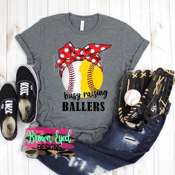 Funny Ball Mom Softball Baseball T-Shirt Funny Ball Mom Softball Baseball T-Shirt