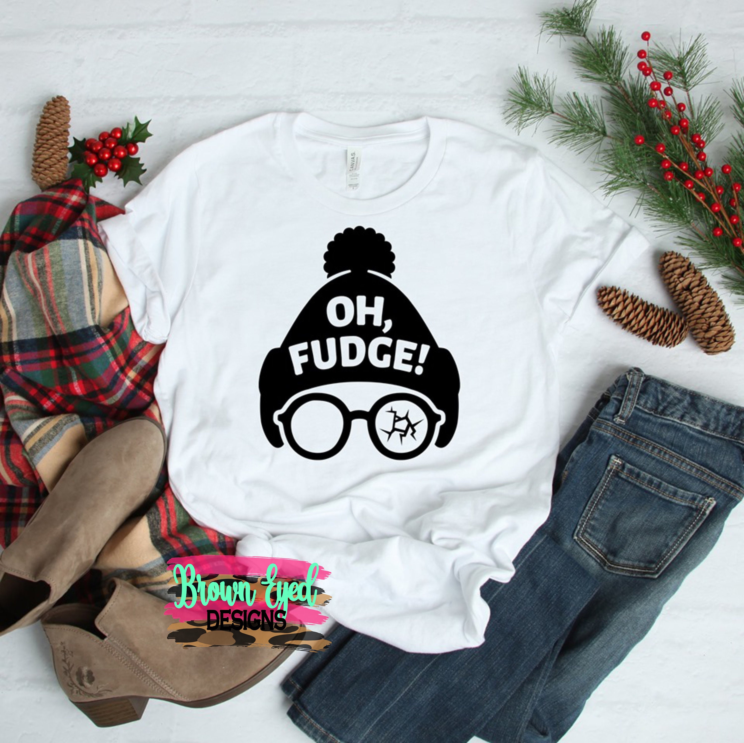Download Free Oh Fudge Christmas Story Shirt Funny Shirt You Ll Shoot Etsy SVG DXF Cut File