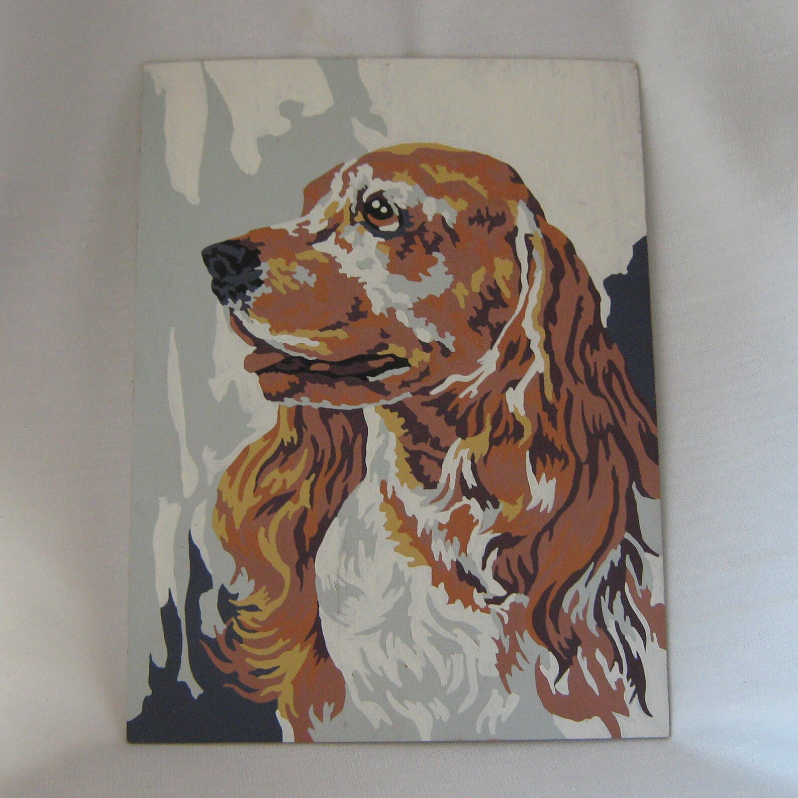 Paint by Number Spaniels 1950's Paint by Spaniel Dogs. Etsy