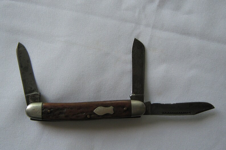 Rare Solingen Pocket Knife 5133 Bull Vintage Solingen Germany Etsy