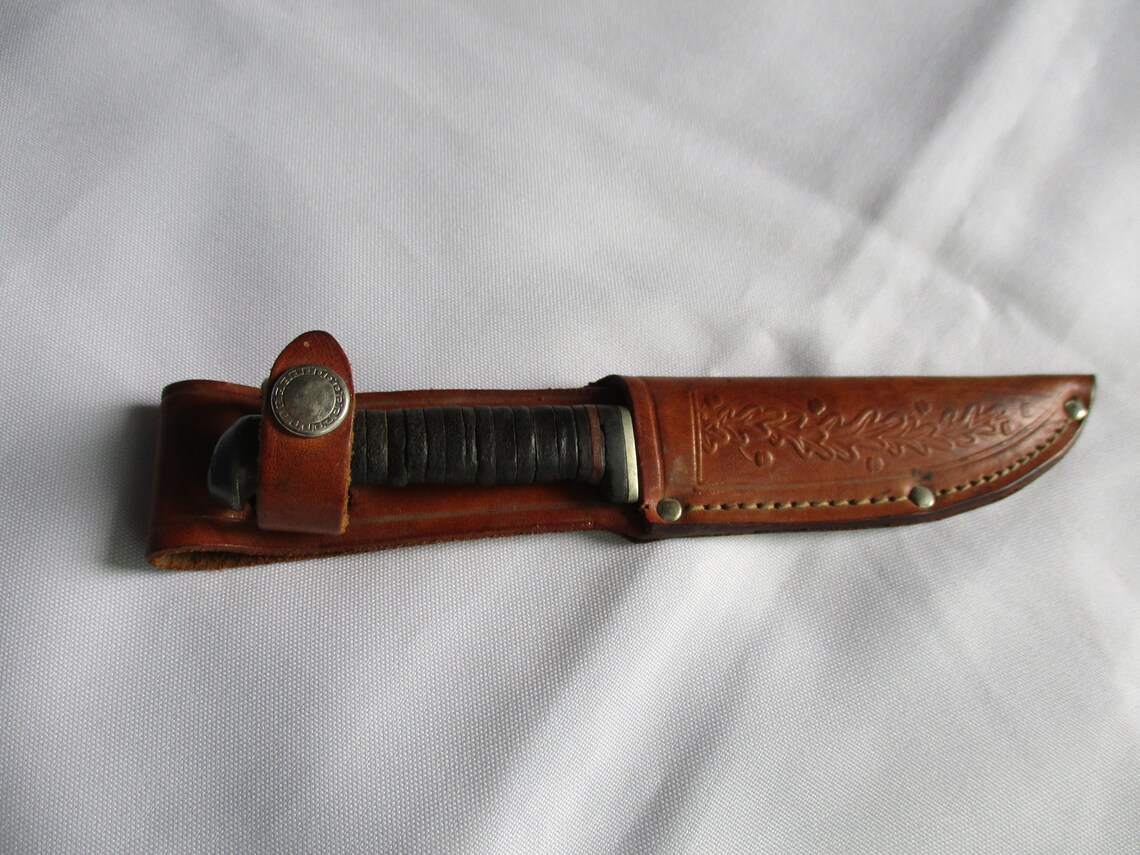 Mini Case 6 Knife Vintage Case Hunting Knife Collector Etsy
