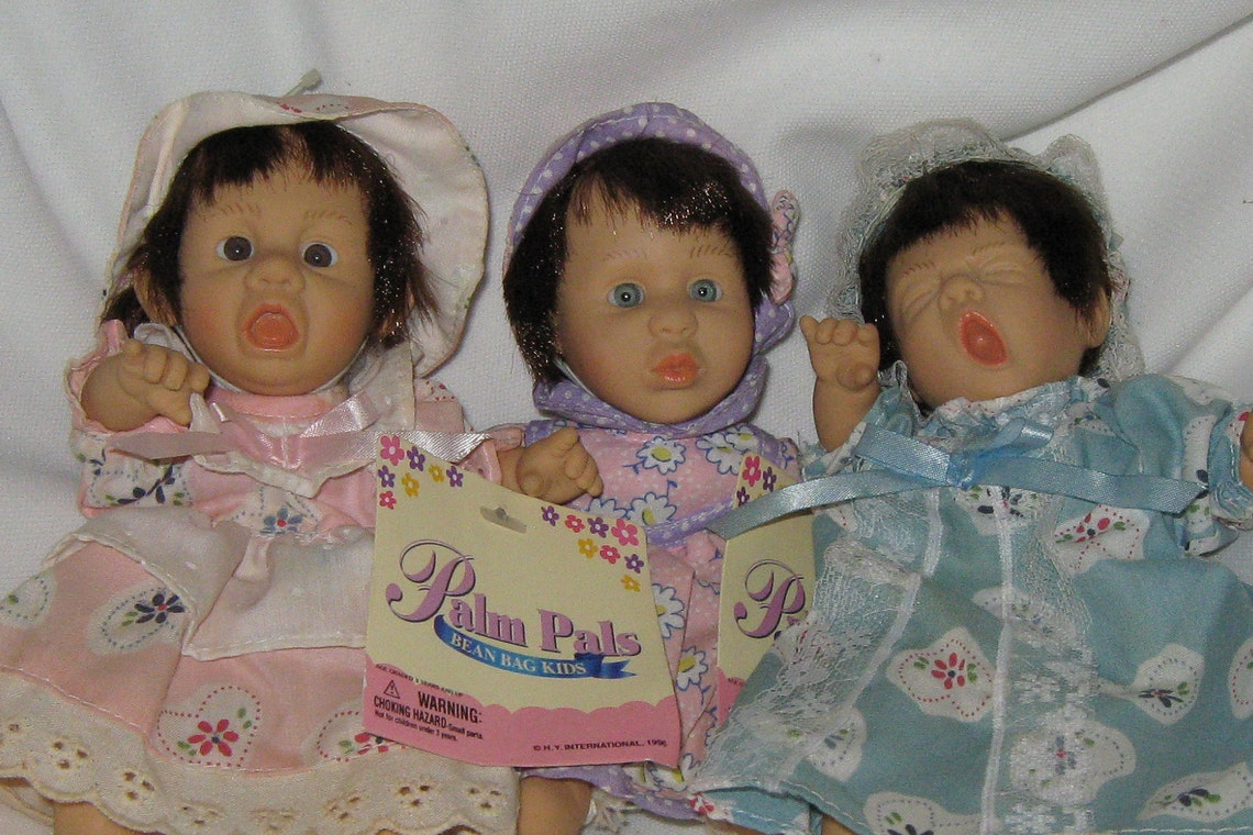 Lot of 3 Vintage Palm Pals 1996 Bean Bag Kids Palm Pals 1996 Etsy