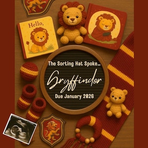 Magical Pregnancy Announcement for Social Media, Editable Letter Board Pregnancy Announcement, Digital Announcement, Instant Download