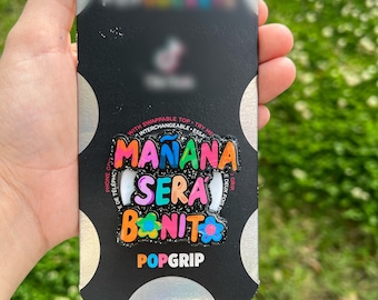 Phone Grip , mañana sera bonito accessories, Bichota Pop Socket. Karol G Merch,