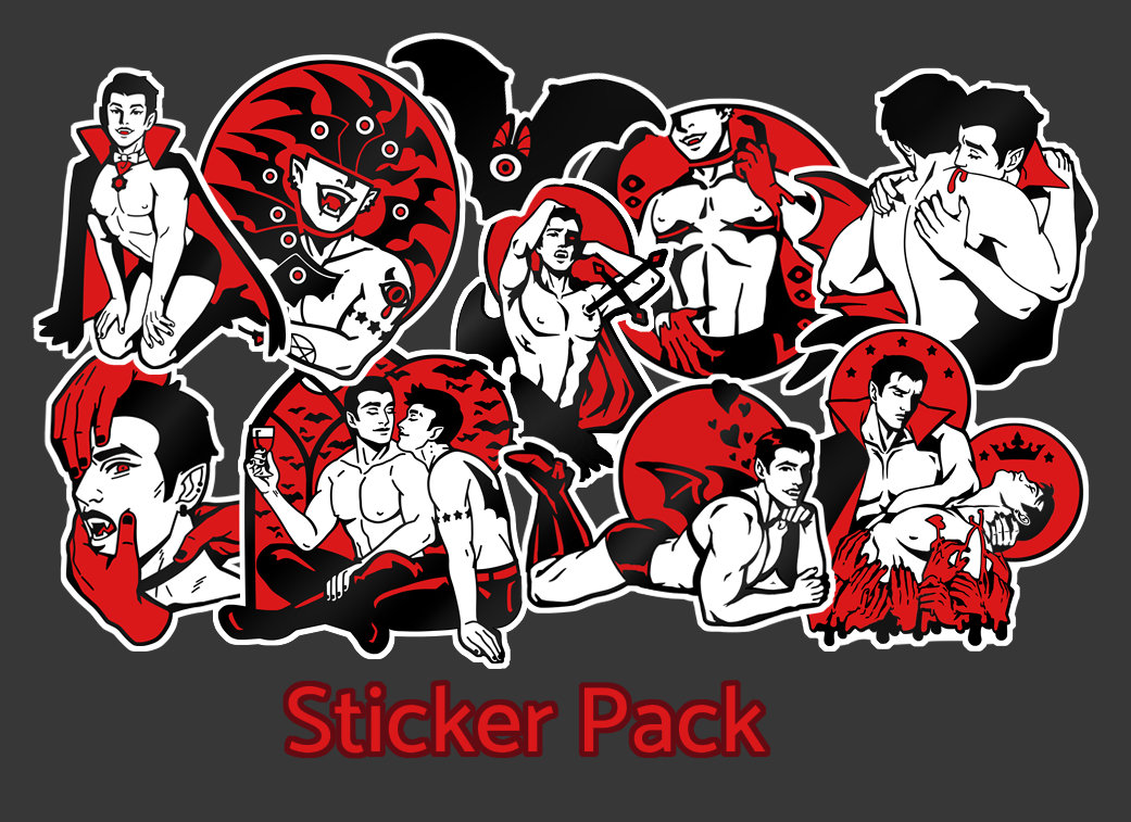 Vampire Sticker Pack