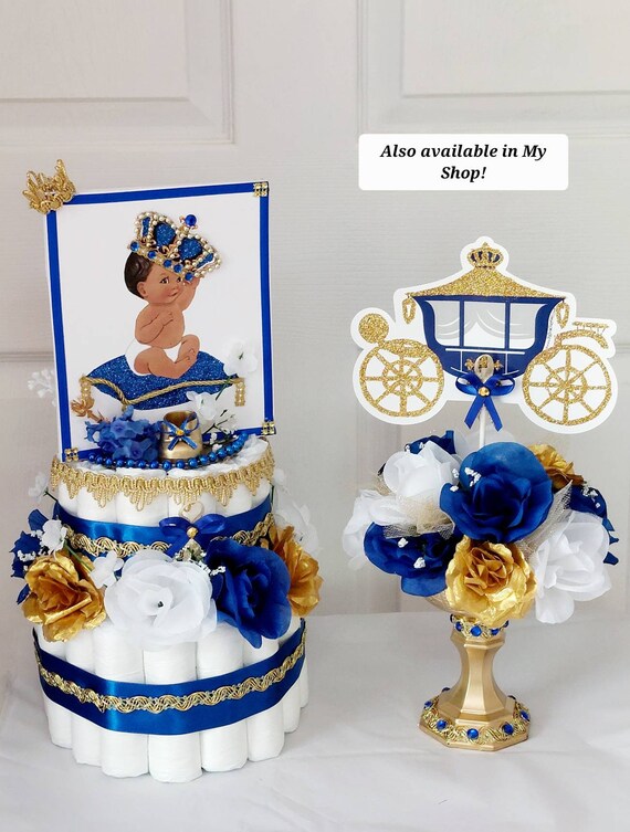 Prince baby shower store centerpiece ideas