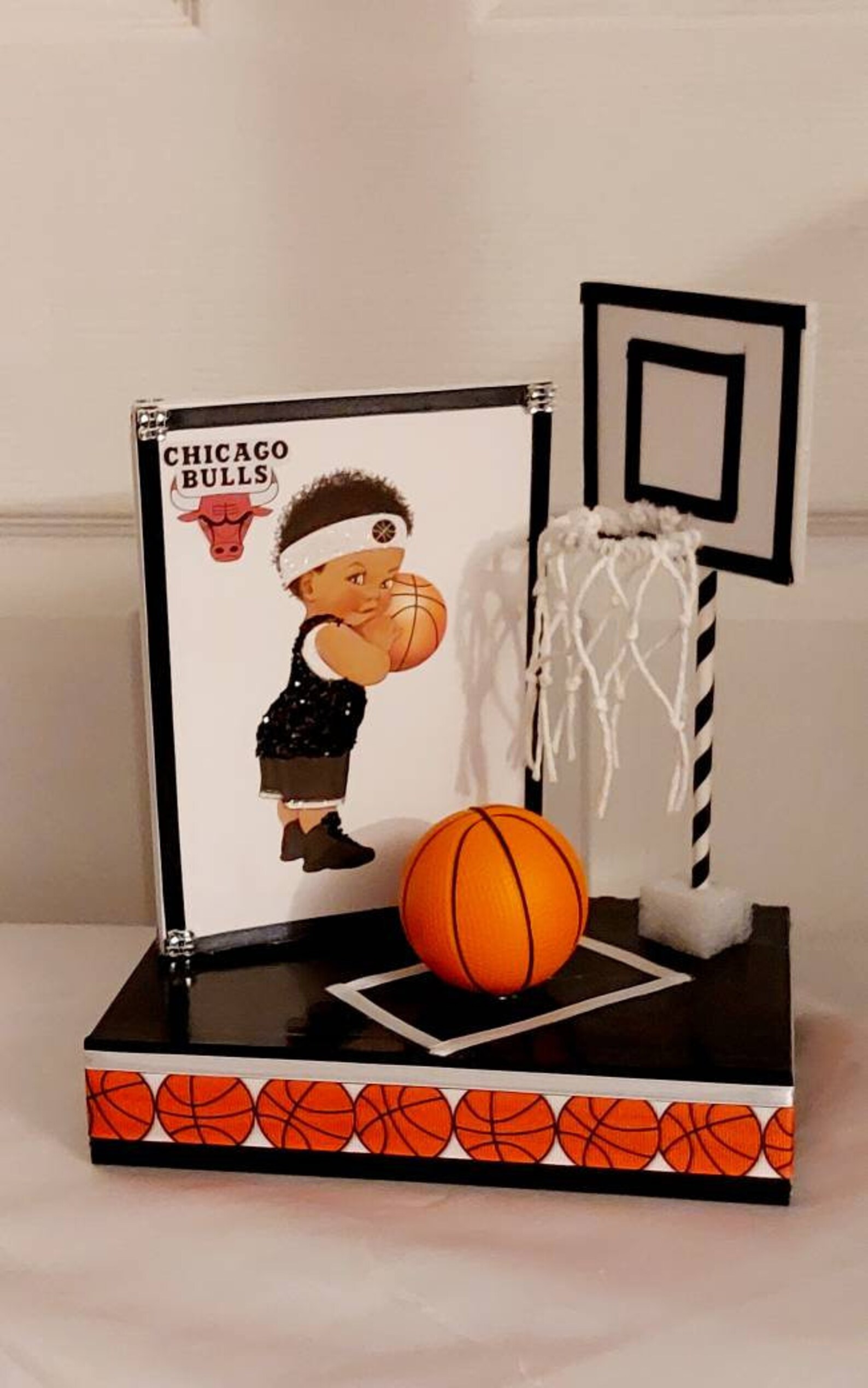 Baby Shower Centerpiece Basketball Baby Shower Basketball Etsy