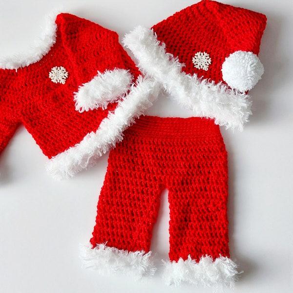 Baby Pants Christmas Outfit, Baby Christmas Hat, Baby Christmas Photo Shoot, Baby Shoes, Baby Hat, Baby Santa Pants, Baby Santa Outfit