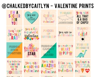 Tarjeta de San Valentín imprimible - Descarga digital - Tarjeta de regalo - Regalo para el aula de profesores y estudiantes - Niño - Adulto - Género neutro