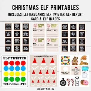Christmas Elf Activities - Digital Prints - Digital Download - Elves ...