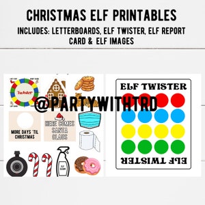 Christmas Elf Activities - Digital Prints - Digital Download - Elves ...