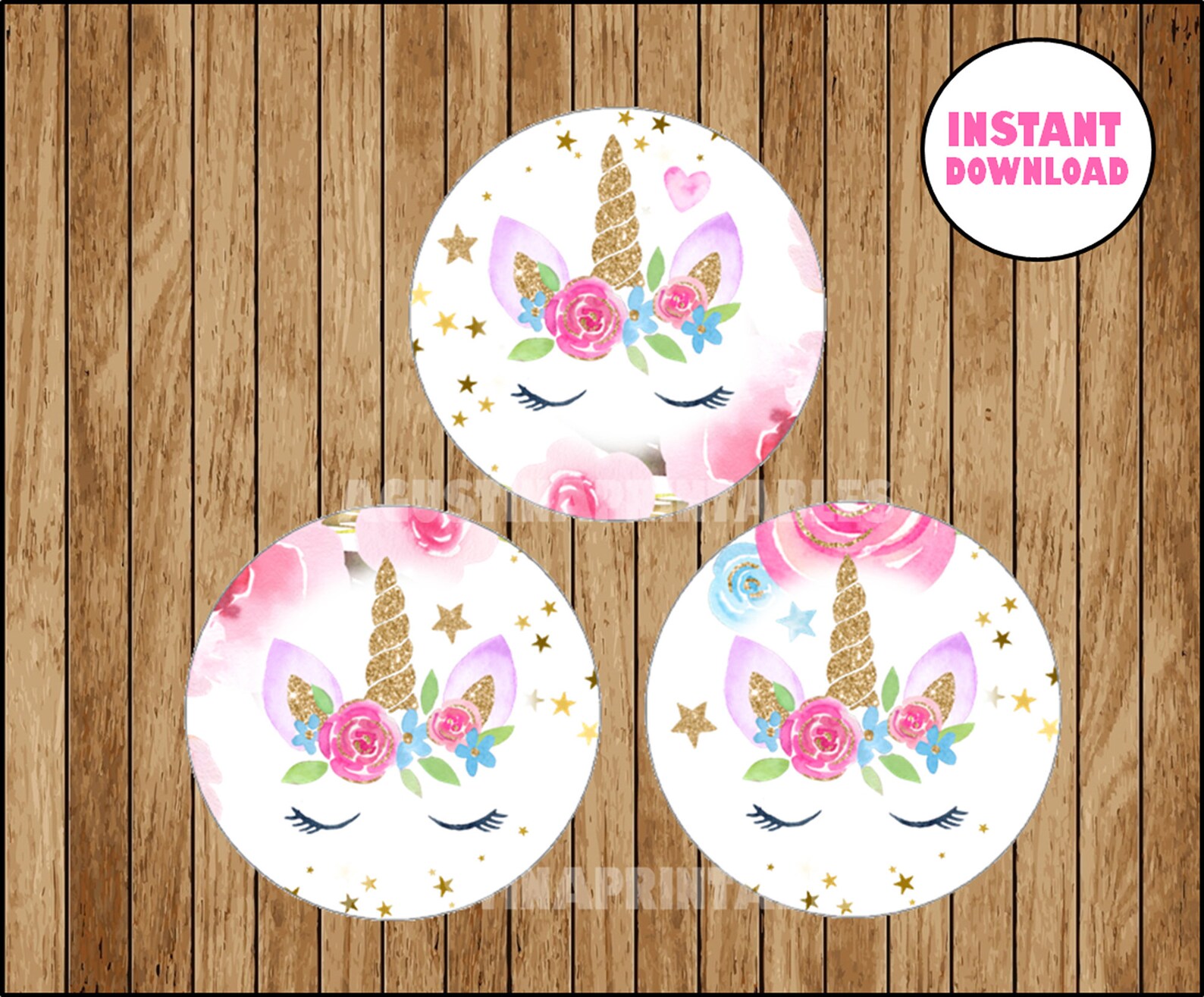 printable unicorn cupcake toppers cakes cupcakes candy