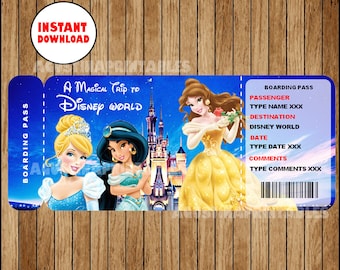 disney tickets 1 000 items etsy