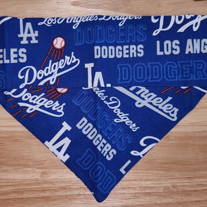 Los Angeles Dodgers over the collar dog bandana - Dodgers - MLB - dog scarf - cat bandana - pet bandana-puppy bandana - dog apparel