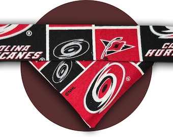 Carolina Hurricanes over the collar dog bandana - NHL hockey bandana - dog scarf - cat bandana - pet bandana-puppy bandana- dog apparel