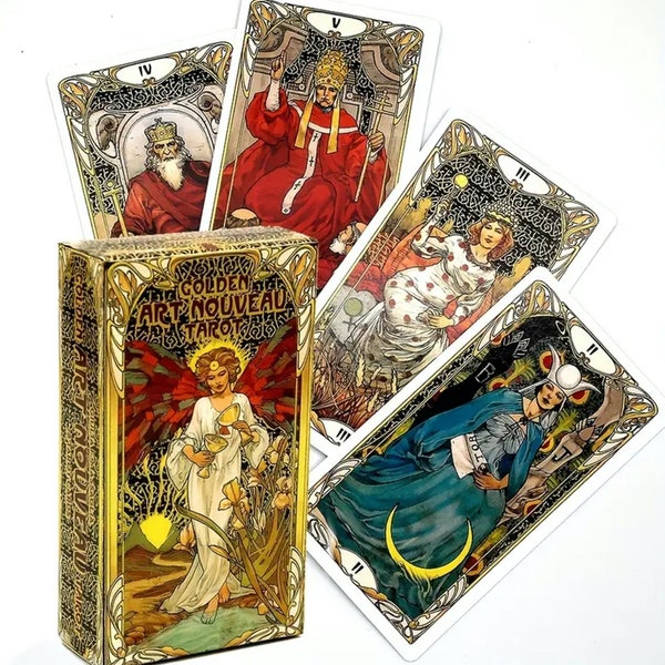 Gouden Art Nouveau Tarot