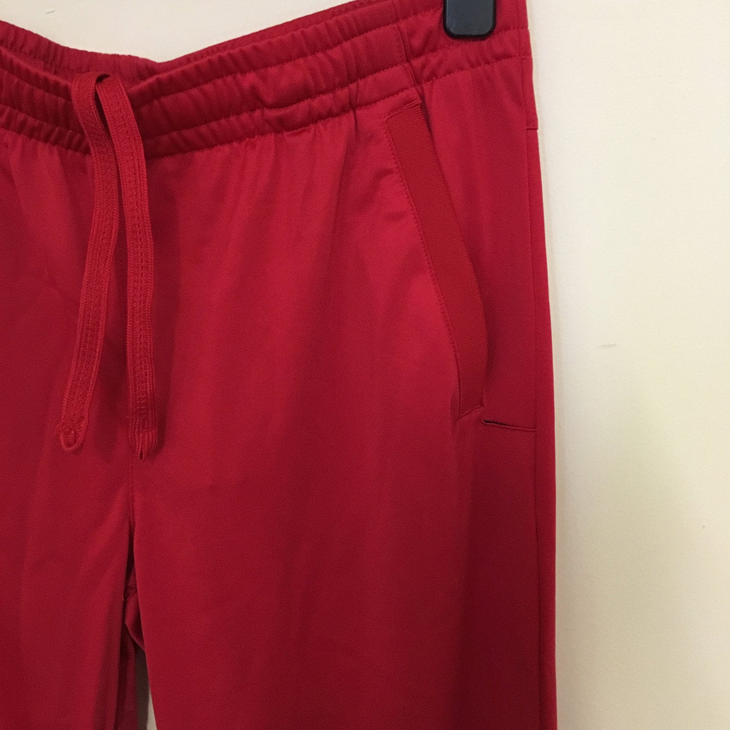 Reebok Track Pants Jogging Bottoms Red Large | Etsy