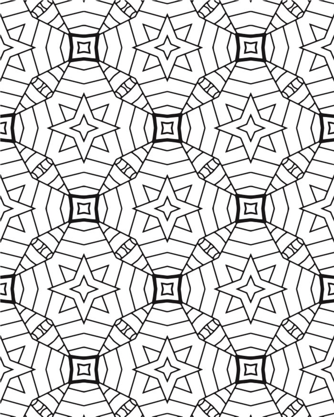 15 Pattern 15 Patterns Coloring Pages (#2) - Etsy