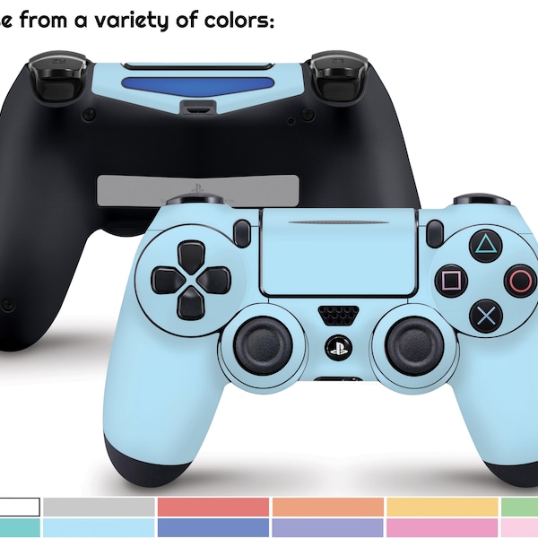 Cute Solid Pastel Skin For The PS4 Dualshock 4 And Dualshock 4 V2 Controller | Choose From A Variety Of Color Options
