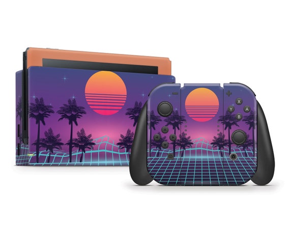 Vaporwave Animal Crossing Nintendo Switch Console