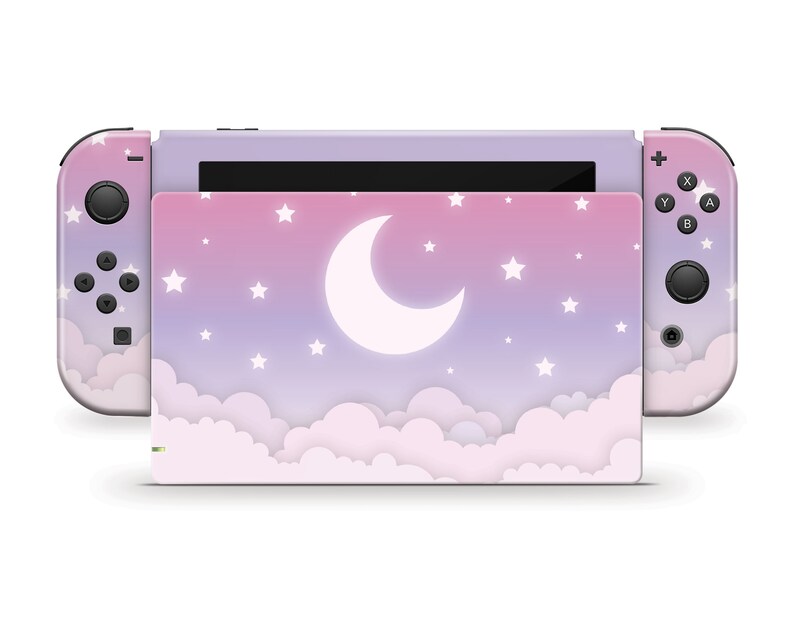 Cute Lunar Sky Skin For The Nintendo Switch | Etsy
