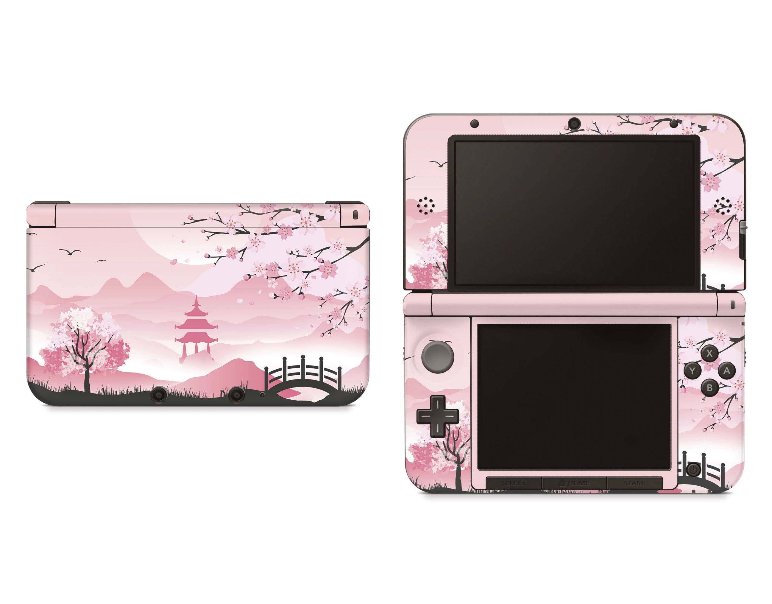 Creo que microondas tarta Piel de Sakura Rosa para Nintendo 3DS XL y nuevo 3DS XL - Etsy España